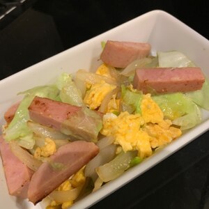 ☆スパムで♪　簡単野菜炒め☆